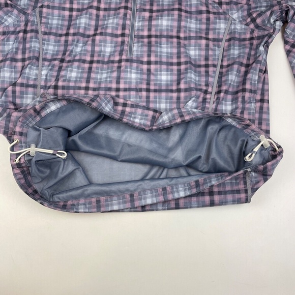 Sunice Weather Women's Size XL 1/4 Zip Pullover Windbreaker Pink Plaid *Read - Picture 4 of 8